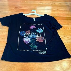 Dan +Shay graphic short sleeved tee-shirt